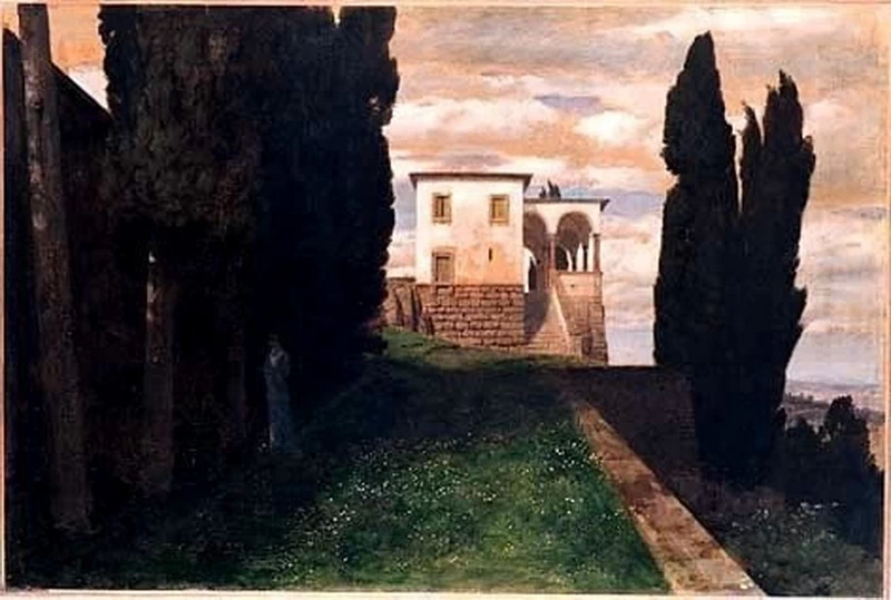 Villa italiana in primavera - Hessisches Landesmuseum Darmstadt